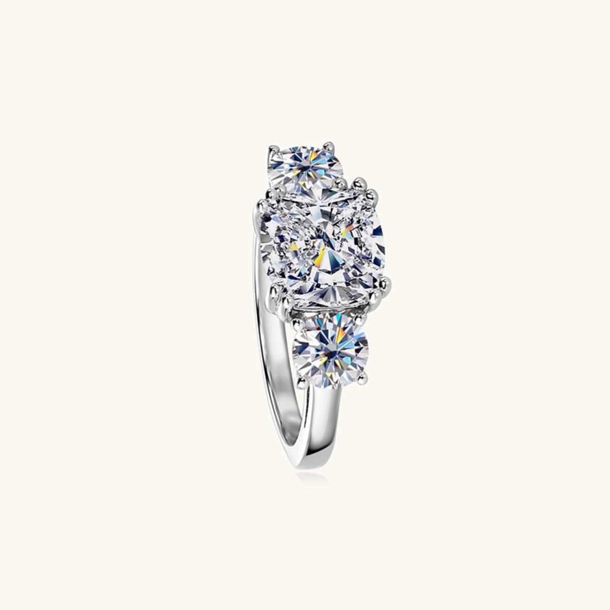 DCDI 3.5 Carat VVS1 Moissanite 925SS Ring