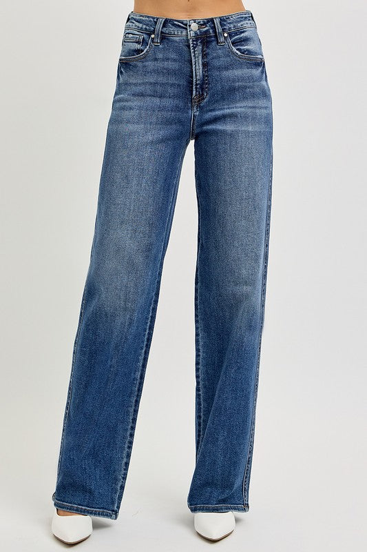 DA 12-98 Premium Denim Full Size Tummy Control High Waist Jeans