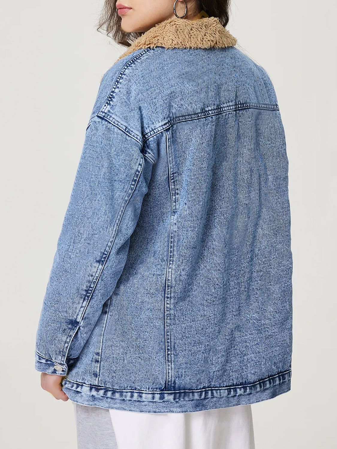 DS Plush Teddy Denim Jacket