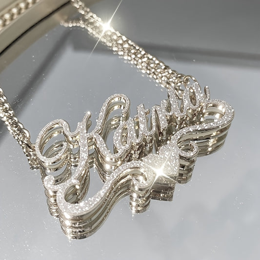 DCDI Customizable Stainless Steel Cuban Chain Necklace