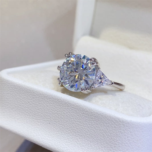 DCDI Charisma 5 Carat Moissanite 925 Sterling Silver Ring