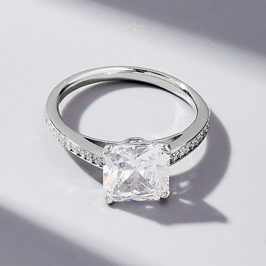 DCDI Zealously 925 Sterling Silver Zircon Ring