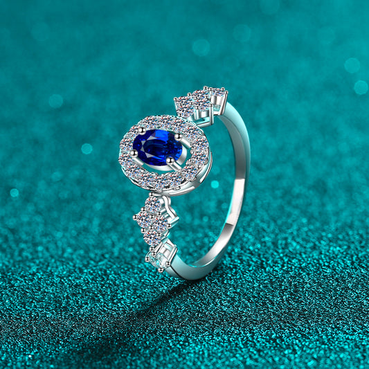DCDI 925 Sterling Silver Moissanite Ring