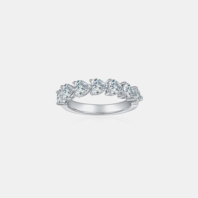 DCDI Eternal Love 2.1 Carat 925 Sterling Silver Moissanite Heart Ring