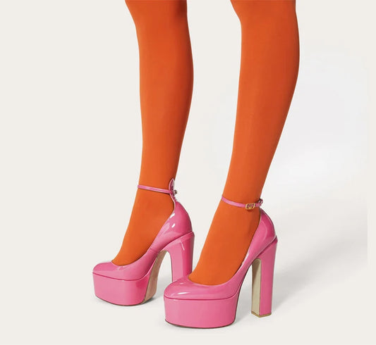 DS Designer Cleopatra Platform Mary Jane