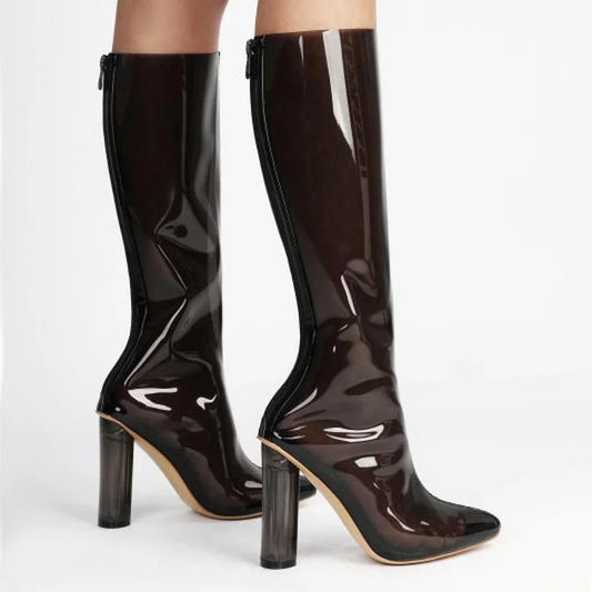 DS Designer Gelly Knee High Boots