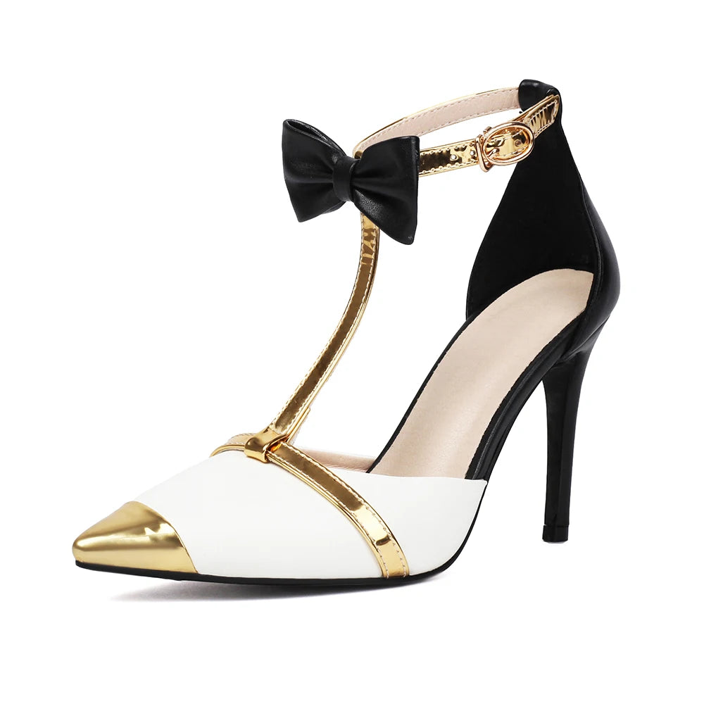 DS Designer Lola T-Strap Heels