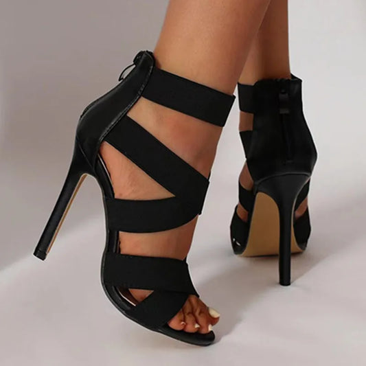 DS Designer Ex-List Bandage Stiletto Sandals