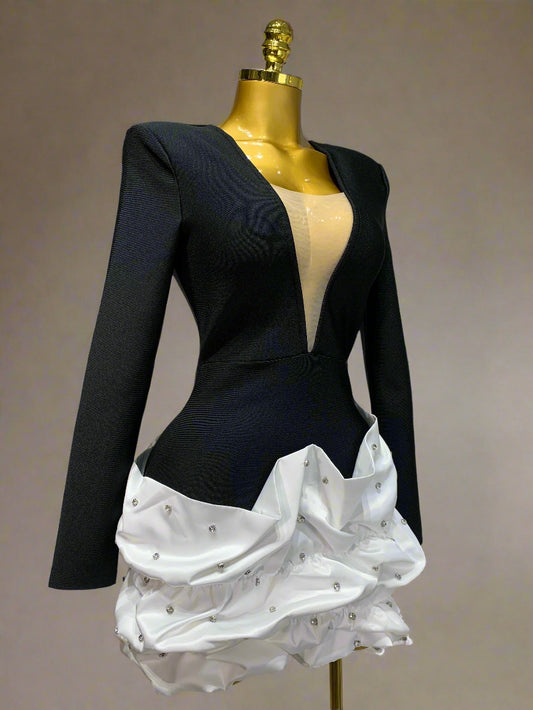 DCDI Studious Ruche Cocktail Dress
