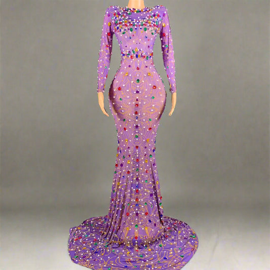 DCDI Empress Luxury Diamond Studded Evening Gown