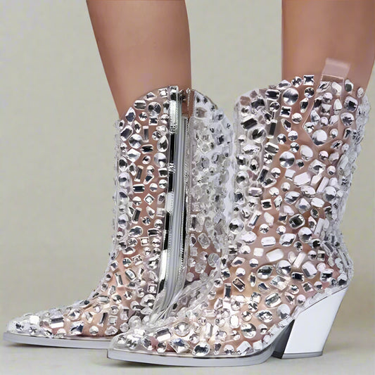 DCDI Akhal-Teke Transparent Diamond Studded CG Boots