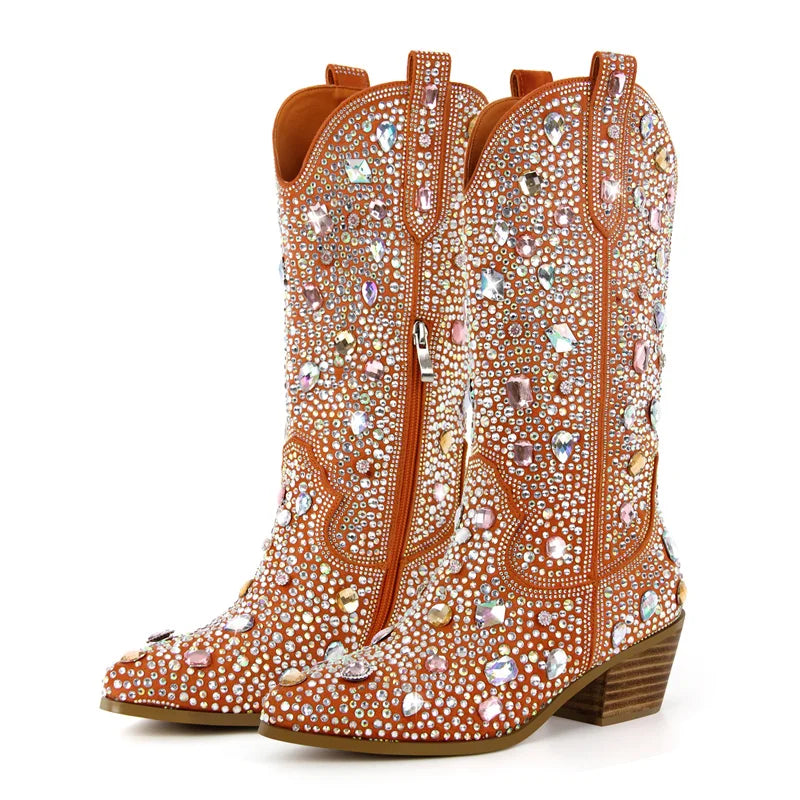 DCDI Prance Diamond Studded CG Boots