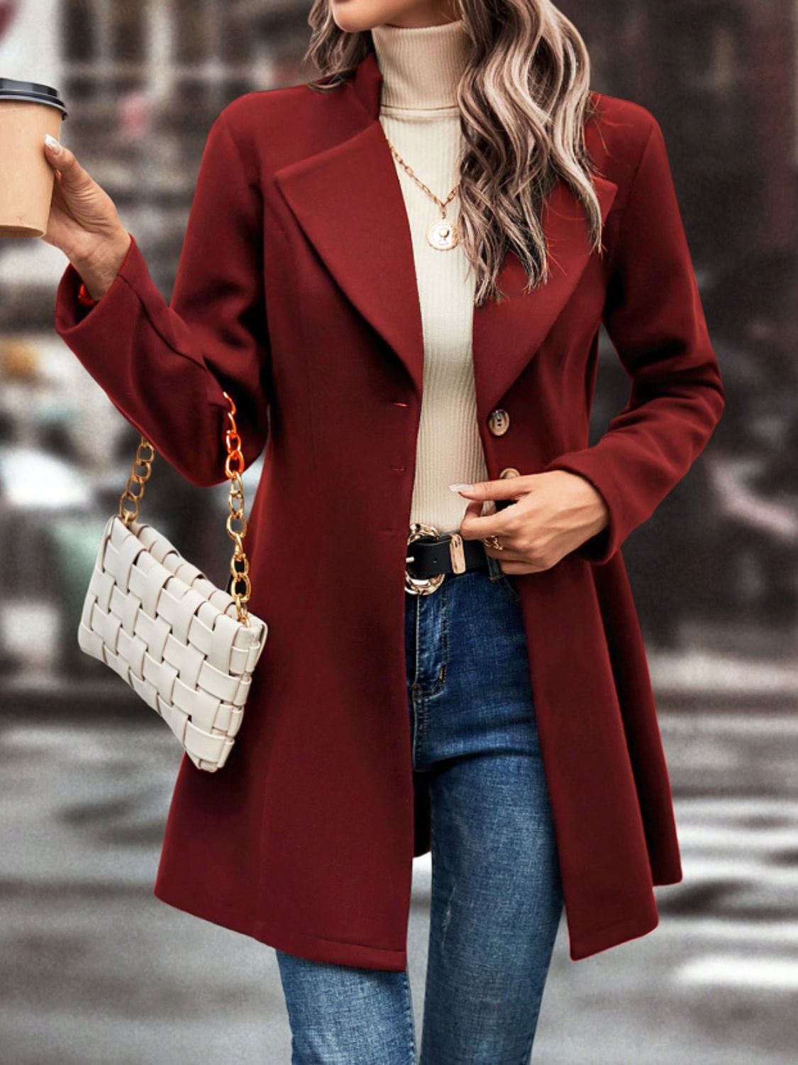DS Tapered Pea Coat