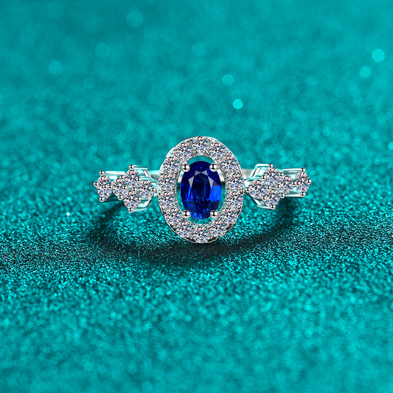 DCDI 925 Sterling Silver Moissanite Ring