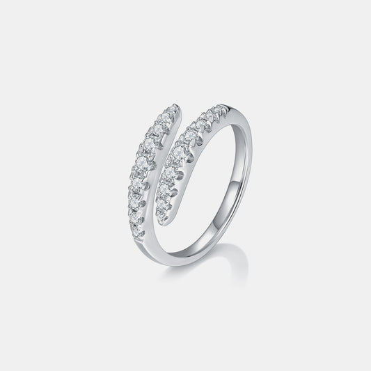 DCDI Harness 925 Sterling Silver Moissanite Bypass Ring